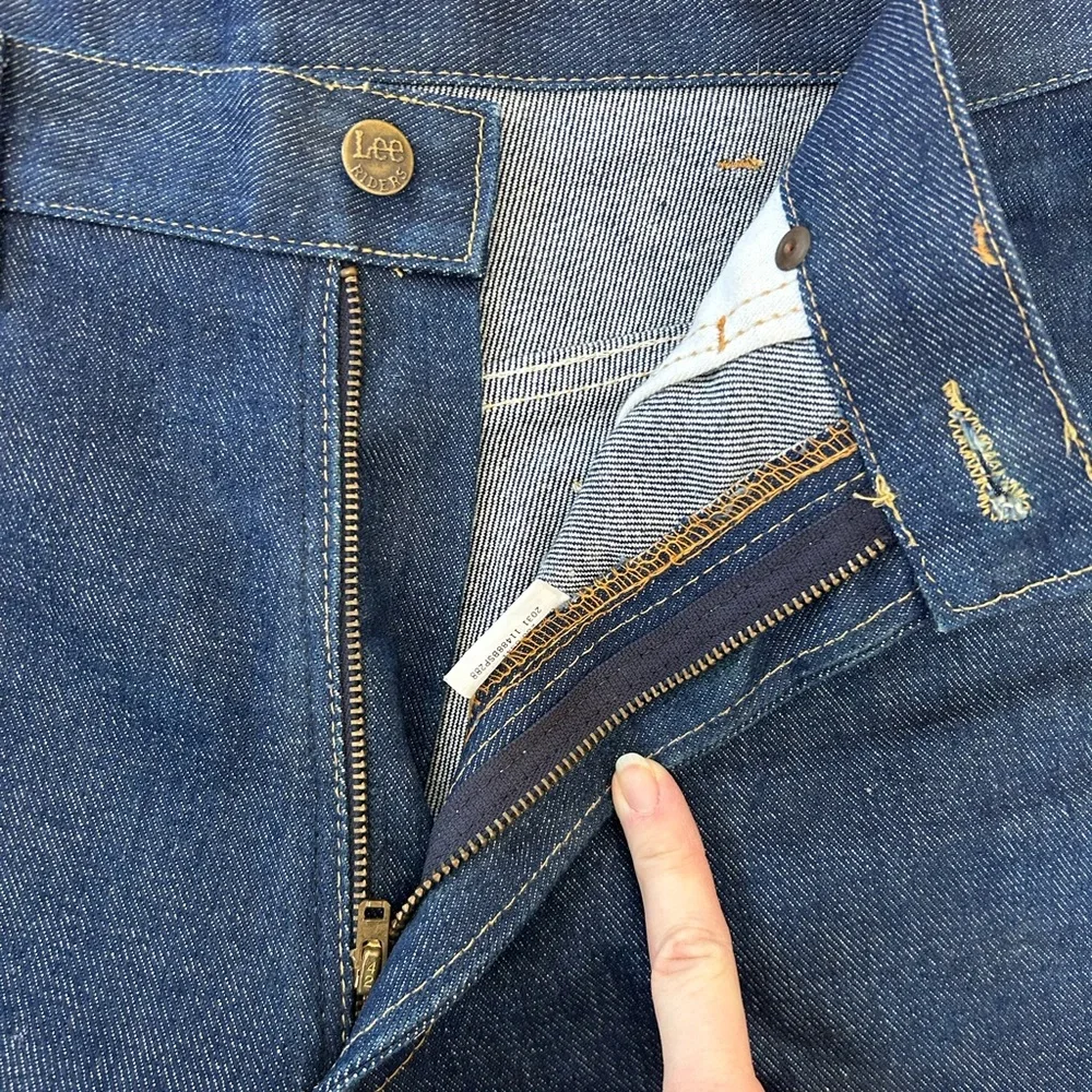 Vintage 70’s Lee Bootcut Blue Jeans RN34783 32x30 - Picture 6 of 11